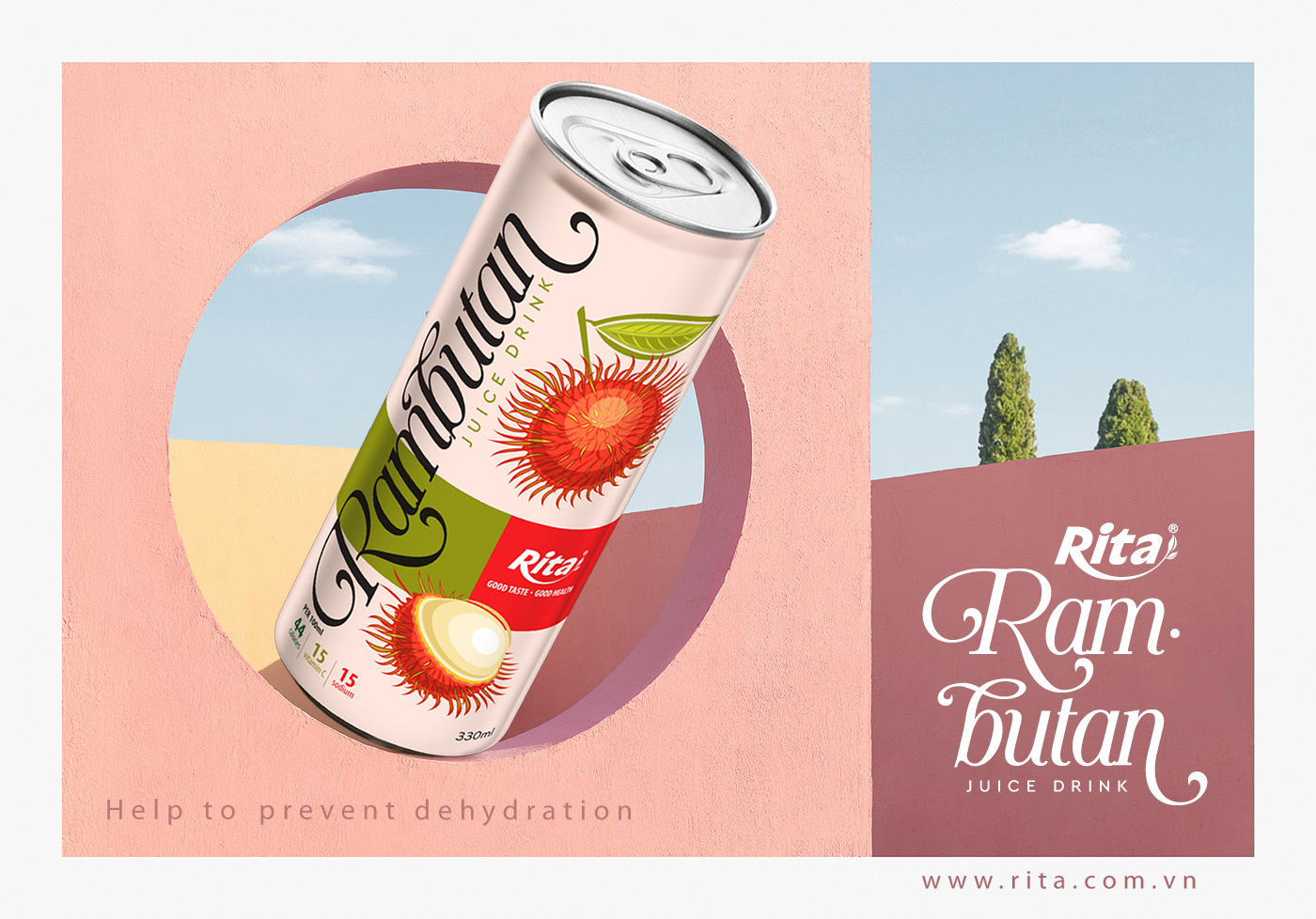 Design Rambutan juice drink 320ml