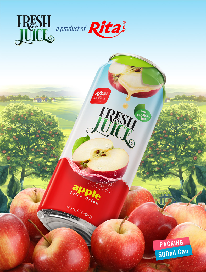 Poster Fresh Juce 500ml Apple
