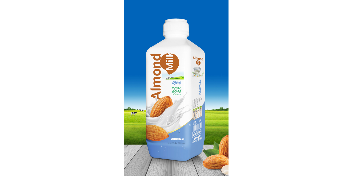 Almond milk Original 1000ml PP bottle from RITA US