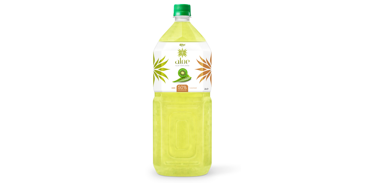 Aloe vera with kiwifruit  juice 2000ml Pet Bottle from RITA