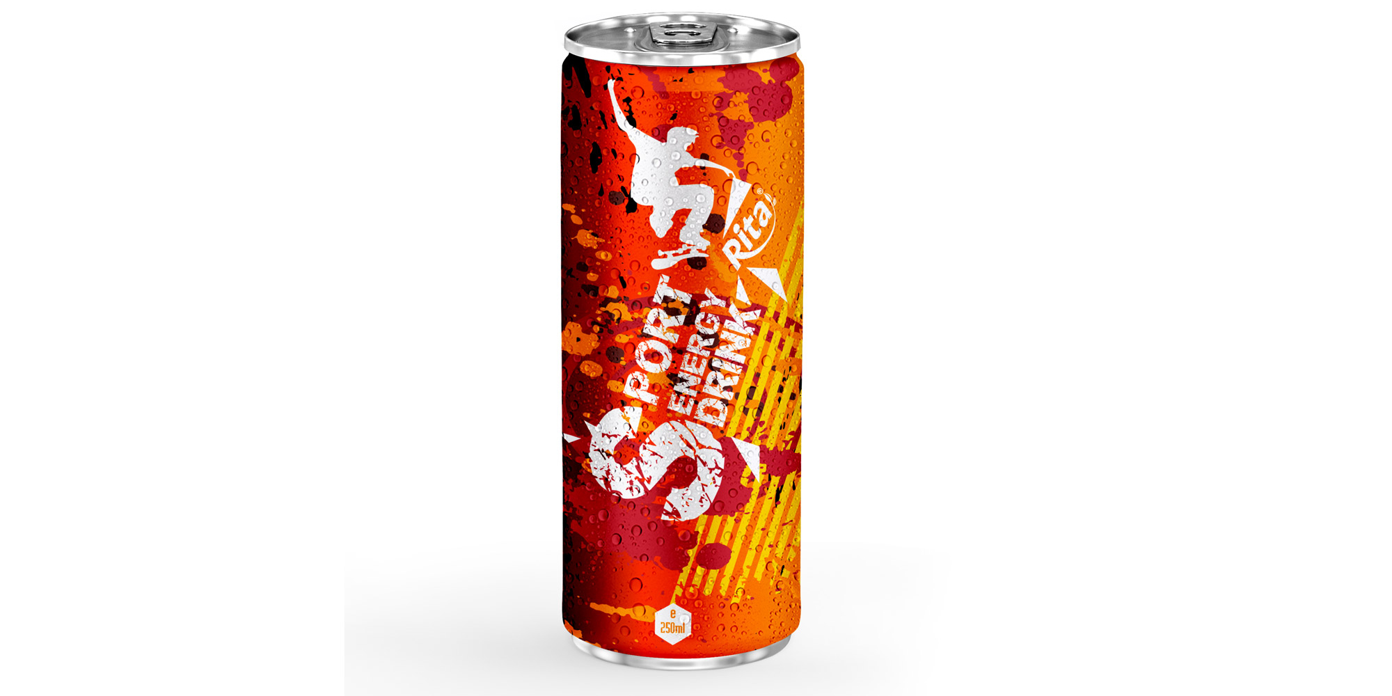 Energy drink 250ml aluminum canned 4 from RITA US