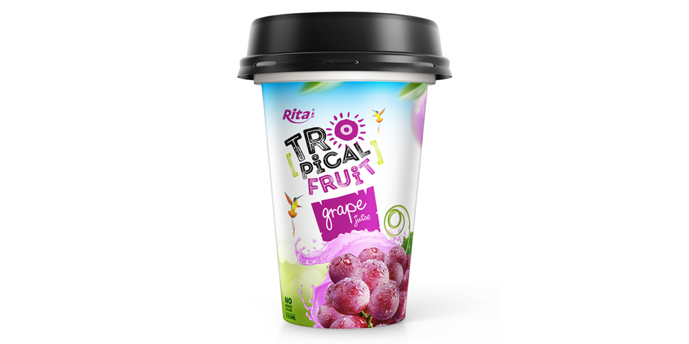 PP cup 330ml Grape juice