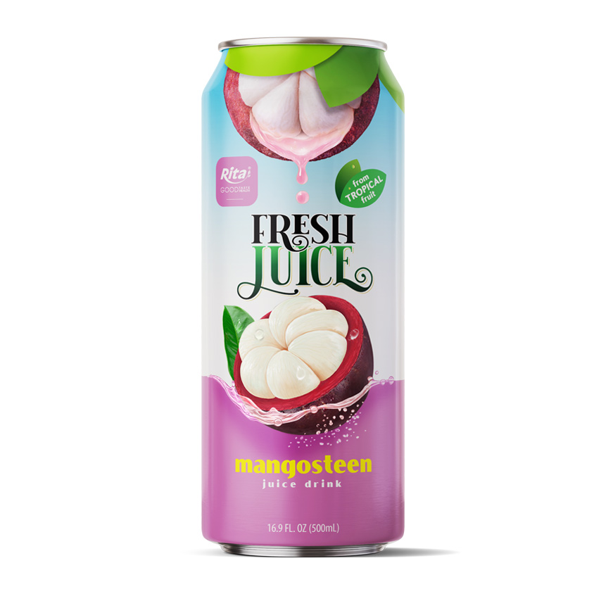 500ML CAN FRUIT JUICE WITH MANGOSTEEN FLAVOR