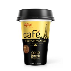 Coffee french vanilla PP Cup from Rita Juice