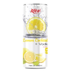 250ml slim Vodka lemon flavor from RITA US