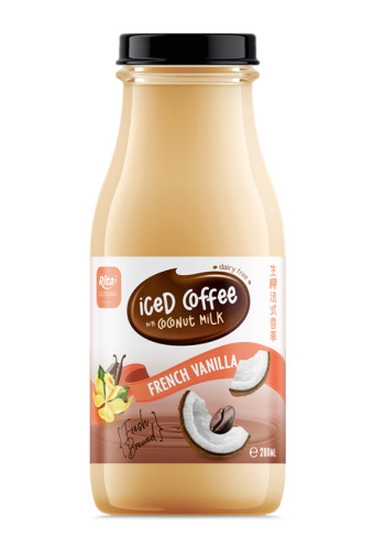 Rita Iced Coffee with Coconut Milk French Vanilla 280ml Glass Bottle