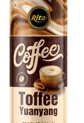 Rita Toffee Yuanyang Coffee Drink 320ml Sleek Can